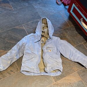 Women’s XS Carhart Fleece Lined Jacket soft Blue